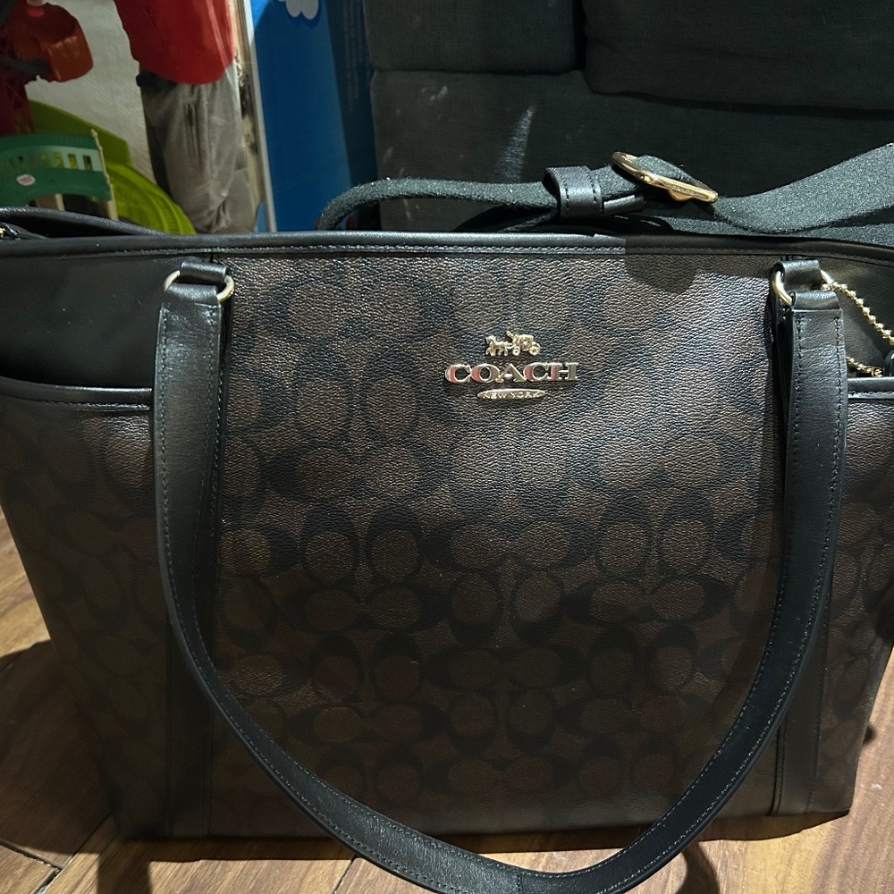 Brand new coach diaper bag